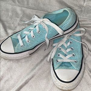 Teal Blue Converse